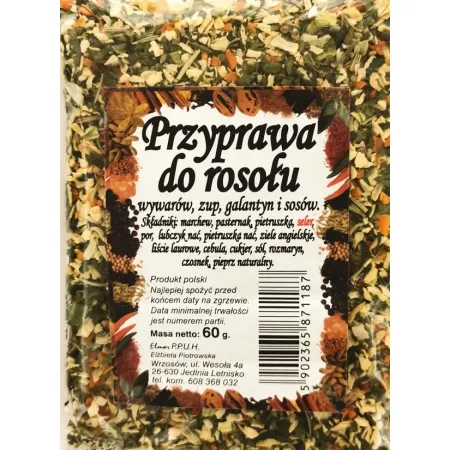 ELMAR Przyprawa DO ROSOŁU 60g