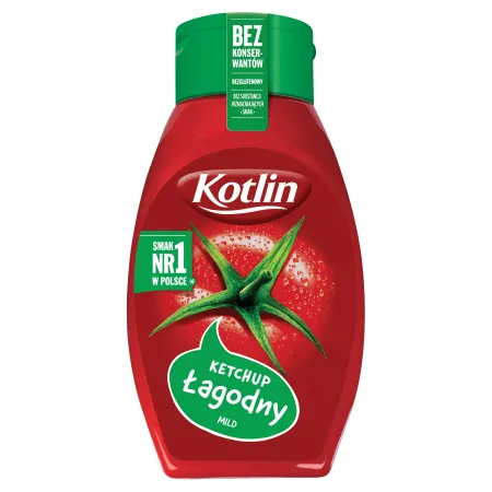 KOTLIN KETCHUP ŁAGODNY 450G
