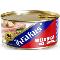KRAKUS MIELONKA LUKSUSOWA WIEPRZOWA LUX Konserwa 300g