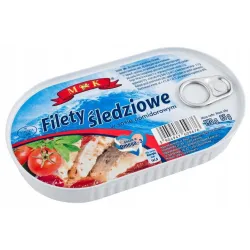 MK Filety śledziowe w sosie pomidorowym 170 g MK 0,17 kg