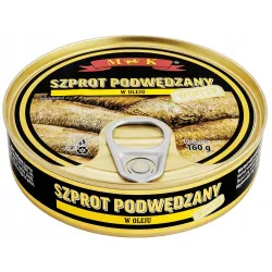 MK SZPROT PODWĘDZANY W OLEJU WINTER 160g