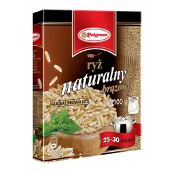 POLGREEN RYŻ BRĄZOWY NATURALNY KARTON 4x100g 400g