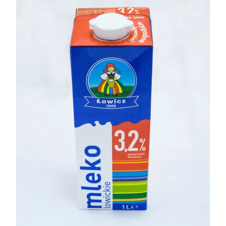 Mleko łowickie 3,2% UHT ŁOWICZ 1x 12L karton zgrzewka