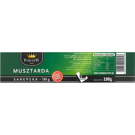 PARCZEW MUSZTARDA SAREPSKA 180g