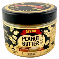 MK PEANUT BUTTER SMOOTH Masło arachidowe gładkie MK Masło orzechowe 500 g