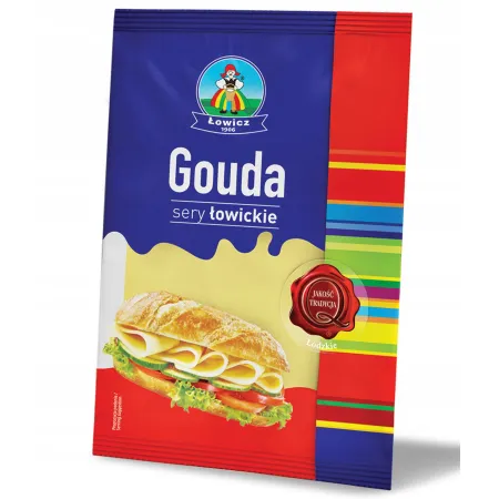 ŁOWICZ Ser GOUDA łowicki plastry 130g
