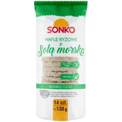 Sonko Wafle ryżowe z solą morską 130g