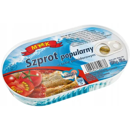 MK Szprot popularny w sosie pomidorowym konserwa 170g