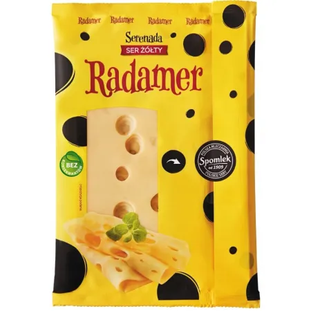 SPOMLEK Serenada Ser żółty RADAMER 135 g plastry