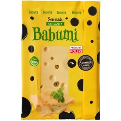SPOMLEK Serenada Ser żółty BABUMI 135 g plastry BABUNI