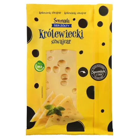 SPOMLEK Serenada Ser żółty KRÓLEWIECKI 135 g plastry