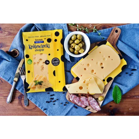 SPOMLEK Serenada Ser żółty KRÓLEWIECKI 135 g plastry