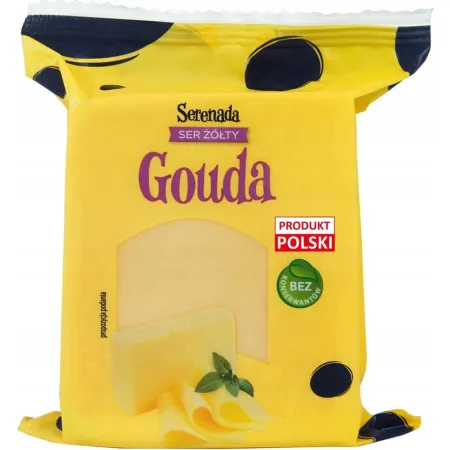 SPOMLEK Serenada Ser żółty GOUDA 250 g kawałek porcja