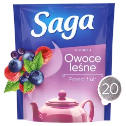 SAGA Herbatka owocowa ekspresowa w saszetkach Saga Owoce leśne 20x 1,7g