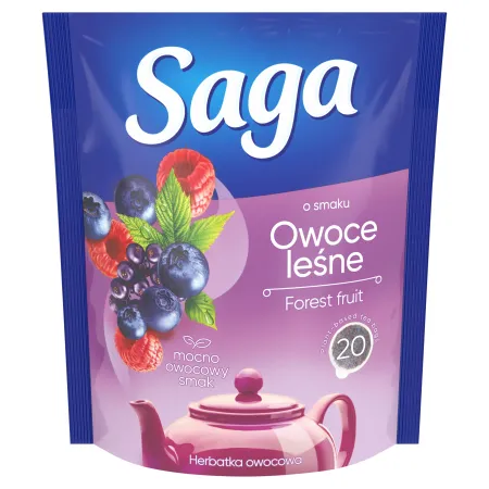 SAGA Herbatka owocowa ekspresowa w saszetkach Saga Owoce leśne 20x 1,7g