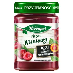 HERBAPOL Dżem WIŚNIOWY pasteryzowany niskocukrowy 280G