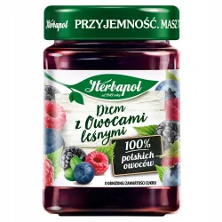 HERBAPOL Dżem z owocami leśnymi pasteryzowany niskocukrowy 280G
