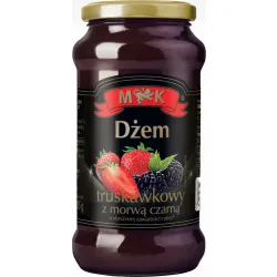 MK Dżem TRUSKAWKOWY z morwą czarną niskocukrowy 315g