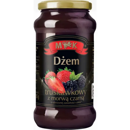 MK Dżem TRUSKAWKOWY z morwą czarną niskocukrowy 315g