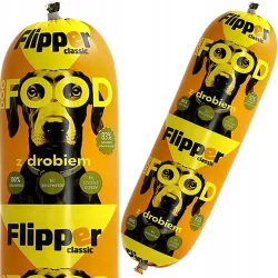 FLIPPER RAFI karma mokra z drobiem Dolina Noteci baton pies 0,9 kg