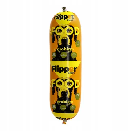 FLIPPER RAFI karma mokra z drobiem Dolina Noteci baton pies 0,9 kg