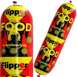 FLIPPER RAFI karma mokra z wołowiną Dolina Noteci baton pies 0,9 kg