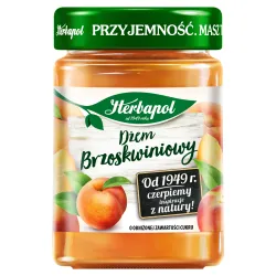 HERBAPOL Dżem BRZOSKWINIOWY pasteryzowany niskocukrowy 280G