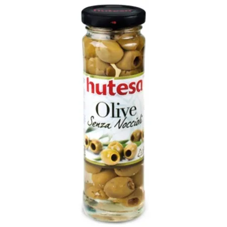 Hutesa Oliwki ZIELONE Hiszpańskie bez pestek słoik 350g