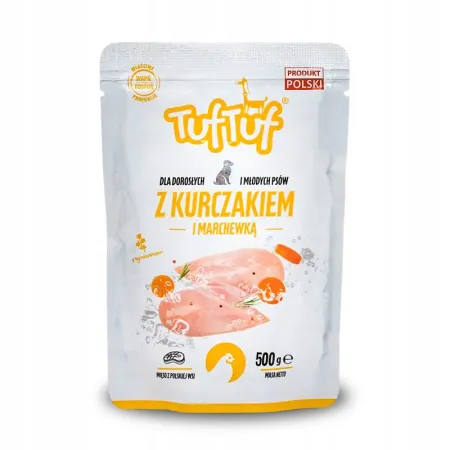 TUF TUF MOKRA KARMA DLA PSA SASZETKA KURCZAK 300G