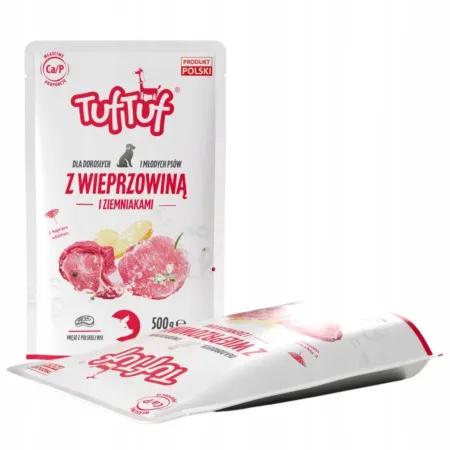 TUF TUF MOKRA KARMA DLA PSA SASZETKA WIEPRZOWINA 300G