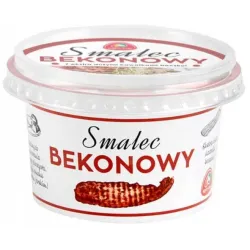 AGRO-TOP SMALEC BEKONOWY Z EKSTRA KAWAŁKAMI BOCZKU kubek 200g