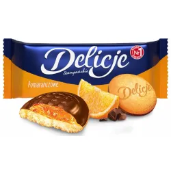 DELICJE SZAMPAŃSKIE POMARAŃCZOWE Biszkopty 147g