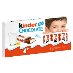 KINDER CHOCOLATE Czekolada mleczna x8 Kinder Kinderki 100g