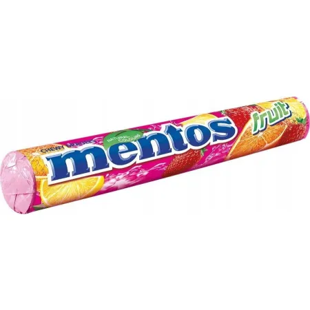 MENTOS FRUIT cukierki do żucia 37,5 g