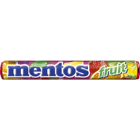 MENTOS FRUIT cukierki do żucia 37,5 g