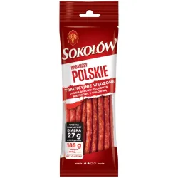 SOKOŁÓW KABANOSY POLSKIE wieprzowe z wołowiną GOLD 100g
