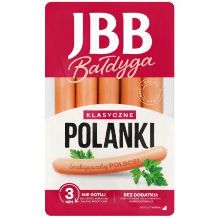 JBB POLANKI Parówki KLASYCZNE 225 g