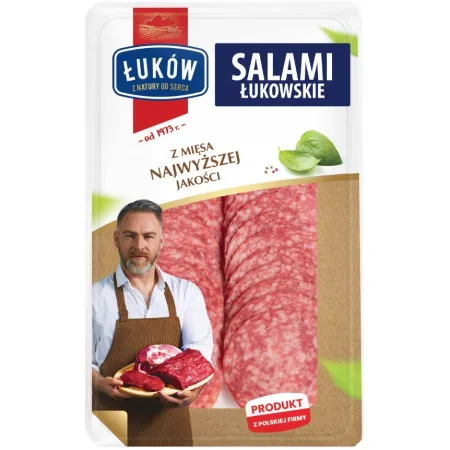 SALAMI ŁUKOWSKIE PLASTRY 100g
