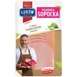 ŁUKÓW POLĘDWICA SOPOCKA plastry 100g