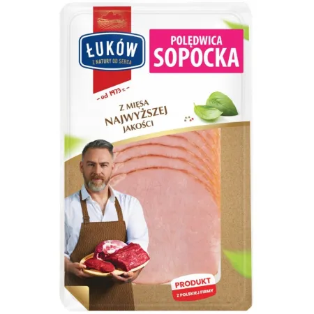 ŁUKÓW POLĘDWICA SOPOCKA plastry 100g