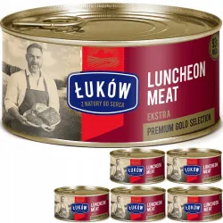 LUNCHEON MEAT konserwa wieprzowa Łuków 300g x6