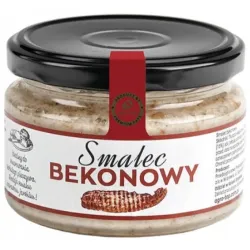 AGRO-TOP SMALEC BEKONOWY Z EKSTRA KAWAŁKAMI BOCZKU słoik 200g