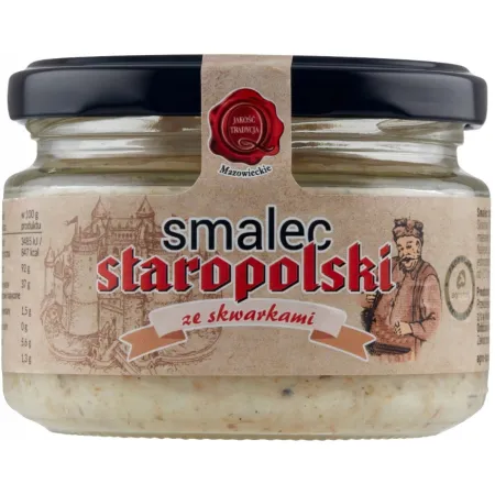 AGRO-TOP SMALEC STAROPOLSKI ZE SKWARKAMI słoik 200g
