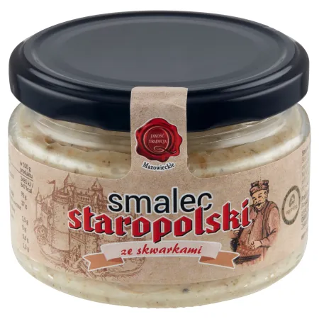 AGRO-TOP SMALEC STAROPOLSKI ZE SKWARKAMI słoik 200g