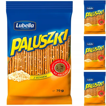 2x LUBELLA PALUSZKI Z SEZAMEM 70g