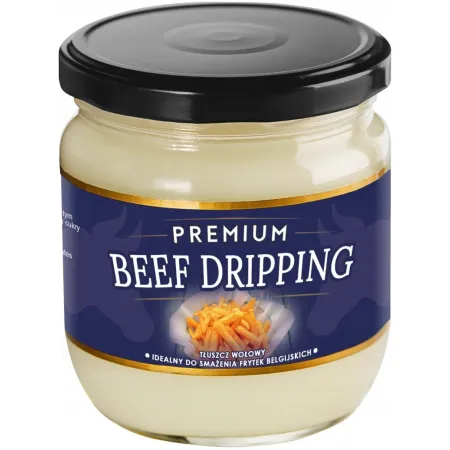 AGRO-TOP TŁUSZCZ SMALEC ŁÓJ WOŁOWY Beef dripping PREMIUM słoik 320g