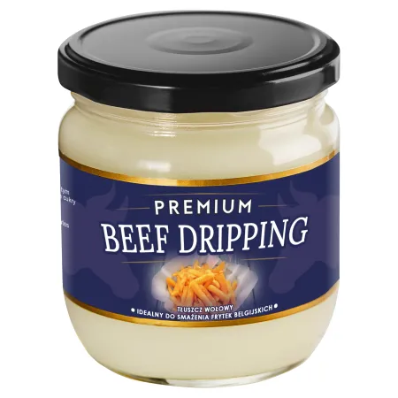 AGRO-TOP TŁUSZCZ SMALEC ŁÓJ WOŁOWY Beef dripping PREMIUM słoik 320g