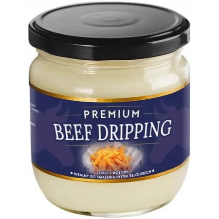 AGRO-TOP TŁUSZCZ SMALEC ŁÓJ WOŁOWY Beef dripping PREMIUM słoik 320g