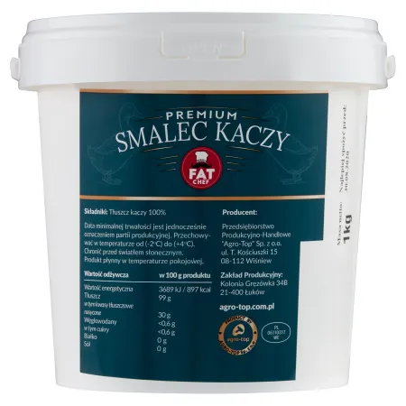 AGRO-TOP SMALEC KACZY PREMIUM 1kg wiadro