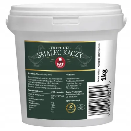 AGRO-TOP SMALEC KACZY PREMIUM 1kg wiadro